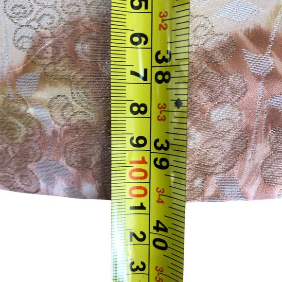 Ann Taylor Pink Floral Brocade Silk Blend Cocktail Wedding‎ Guest Dress  Sz 12 - Picture 15 of 16